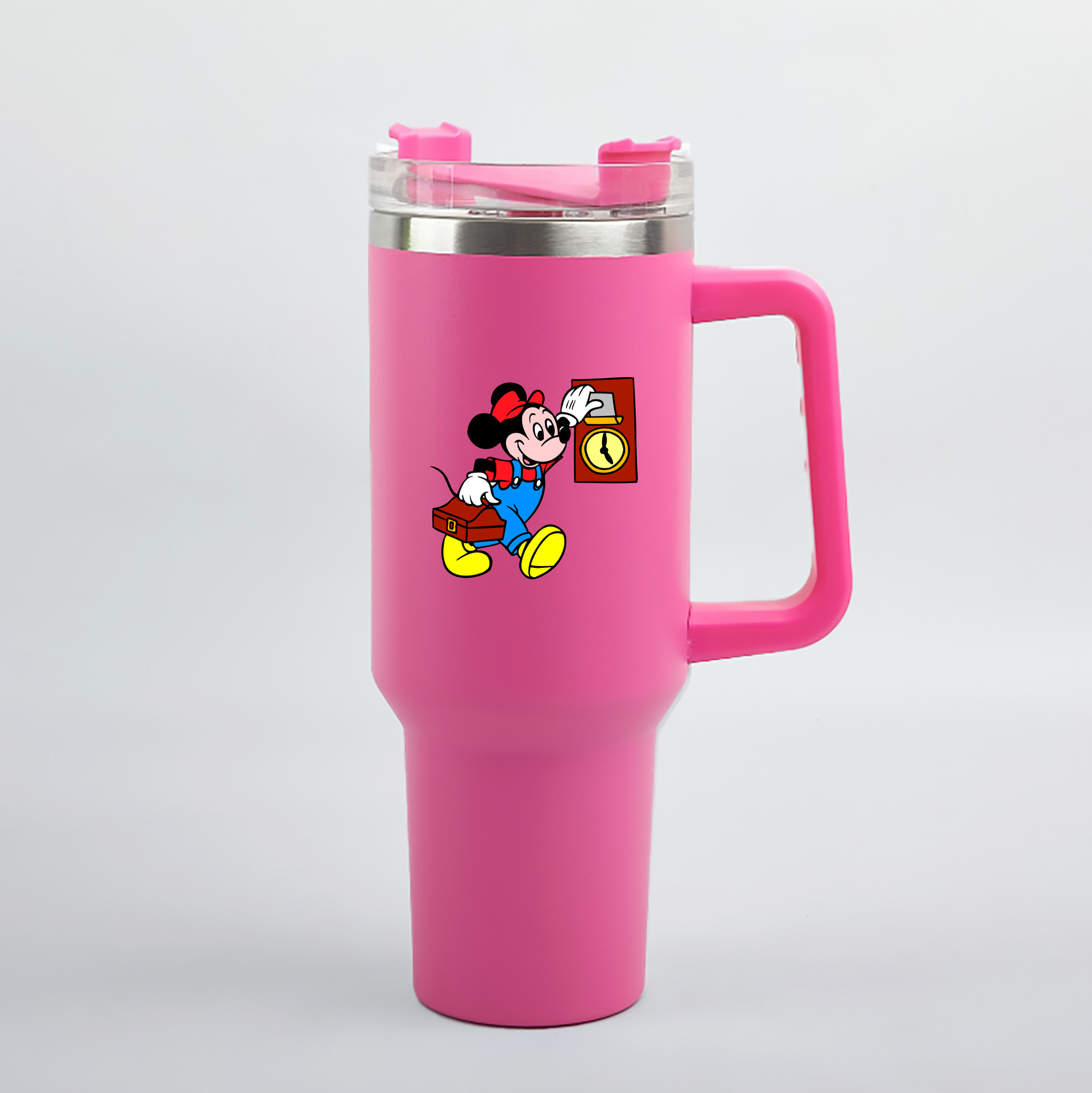 （画像用） ミッキーマウス Mickey Mouse 1200mL車用タンブラー（カラープリント）